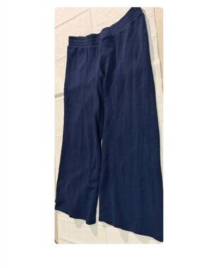 Navy blue Wide Leg Joggers - XL